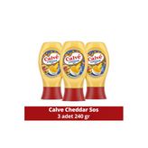 Calve Sos Cheddar 240 Gr X3 Adet