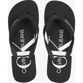 Calvin Klein Beach Monogram Siyah Erkek Terlik