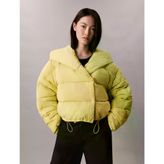 Calvin Klein BLANKET JACKET Yeşil Kadın Mont