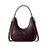 Calvin Klein Bordo Kadın Çapraz Çanta BOLD CK SMALL CRESCENT BAG
