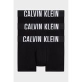 Calvin Klein Erkek 3'lü Siyah Boxer Trunk
