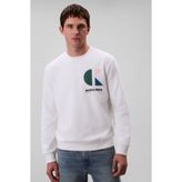 Calvin Klein Erkek Beyaz Sweatshirt LV04RC285G YAF