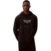 Calvin Klein Erkek Ls 350fleece Calvin Tech Graphic Lv14le251g sweatshirt (tekli paket)