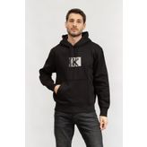 Calvin Klein Erkek Siyah Kapüşonlu Sweatshirt