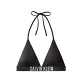 Calvin Klein HALTER TRIANGLE Siyah Askılı Bikini Üst