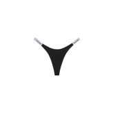 Calvin Klein Kadın DIPPED STRING THONG Tanga Black L