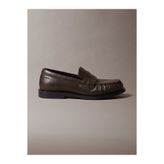 Calvin Klein Kadın Round Deri Loafer