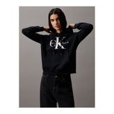 Calvin Klein Kadın Siyah Kapüşonlu Sweatshirt