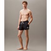 Calvin Klein KM0KM01099-CEF Siyah Short Drawstring Erkek Mayo