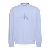 Calvin Klein LS EU 350TERRY MONOLOGO CN SWTSH Erkek Mavi Sweatshirt