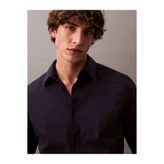 Calvin Klein LS SOLID STRETCH SLIM SHIRT Antrasit Erkek Gömlek