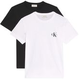 Calvin Klein MONOLOGO CN 2 PACK TEE Shirt Kadın
