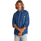 Calvin Klein REGULAR LINEAR DENIM SHIRT Gömlek Erkek