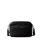 Calvin Klein Siyah Erkek Postacı Çantası EMBLEM AOP DEBOSS CAMERA BAG