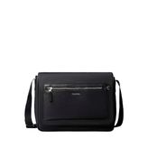 Calvin Klein Siyah Erkek Postacı Çantası SSNL RAISED LOGO FLAP MESSENGER