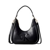 Calvin Klein Siyah Kadın Çapraz Çanta BOLD CK SMALL CRESCENT BAG