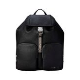Calvin Klein Siyah Kadın Sırt Çantası WEBBING STRAP FLAP BACKPACK
