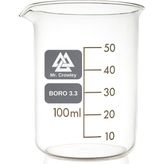 Cam Beher 100 ml Kısa Form Isıya Dayanıklı - 100ml