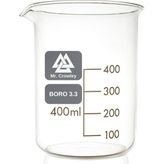 Cam Beher 400 ml Kısa Form Isıya Dayanıklı - 400ml