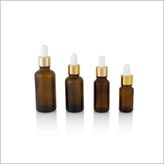 Cam Damlalıklı Şişe Evde Aromaterapi Seti Amber