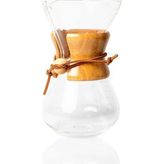 Cam Dripper Kahve Ekipmanı, 600 Ml, 4 Cup (Chemex Modeli) - Çok Renkli