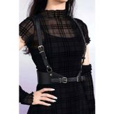 Çamaşır Kenti Elbise Üstü Deri Harness - APFT925