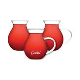 Cambu Borosilikat Kulplu Çay Bardağı 6'lı 220 ml