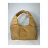 Camel Peluş Model El Ve Omuz Çantası
