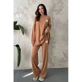 Camel Salaş Sweat Ve Pantolon