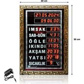 Camimarket Ev, Ofis Tipi Ezan Okuyan Duvar Saati