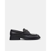 Camper Donna K201919-001 Siyah Deri Kadın Loafer Ayakkabı
