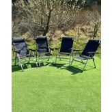 Campout 4'lü Katlanır Lüx Sandalye Set