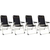 Campout Nurgaz Campout Lüx Katlanır Sandalye 4'lü Set
