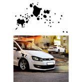 Çamur Leke Efekti Araba çamurluk Sticker Yapıştırma