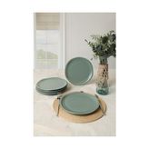 Canarino Mat Yeşil Bloom Pasta Tabağı 24 cm 6 Adet 322 - Option-1