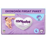Canbebe No:4 Maxi 120 Adet Bebek Bezi