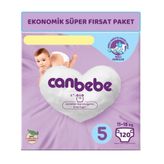 Canbebe No:5 Junior 120 Adet Bebek Bezi