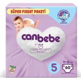Canbebe No:5 Junior 60 Adet Bebek Bezi