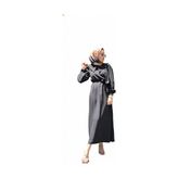 Candy Krep Elbise Siyah (140 Cm) - 44 - 46 - 03S-Siyah