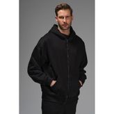 Canella Giyim Siyah Oversize Rahat Şardonlu Ceket