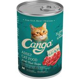 Cango Biftekli Yetişkin 415 gr Yaş Kedi Mama