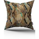 Cango Home 351 - 43 x 43 cm - Renkli Dijital Baskı Kırlent Yastık Kılıfı