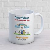 Canım Babamız Aile İki Tarafı Baskılı Kupa