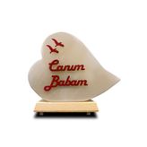 Çankırı Tuzcusu Canım Babam Baskılı Tuz Lamba