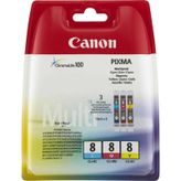Canon CLI-8C-CLI-8M-CLI-8Y Kartuş Avantaj Paketi