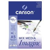 Canson Mix Media Imagine Resim Defteri 200gr-a5