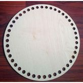 Çanta Aksesuar Ahşap 20 Cm Çapında Plaka
