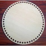Çanta Aksesuar Ahşap 25 Cm Çapında Plaka