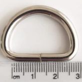 Çanta Aksesuar D Halka 2.5 Cm Gümüş