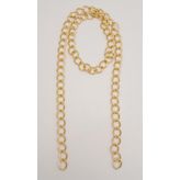 Çanta Aksesuar Kalın Zincir Light Gold 100 cm